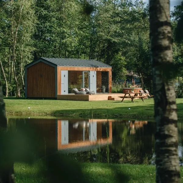 Dubinga River Valley House & SPA - FREE sauna, hotel in Kabakelis