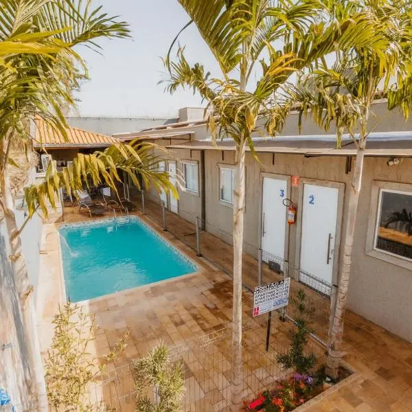 OLÍMPIA APARTS POUSADA apartamentos com cozinha e banheiro privativo PISCINA AQUECIDA, hôtel à Olímpia