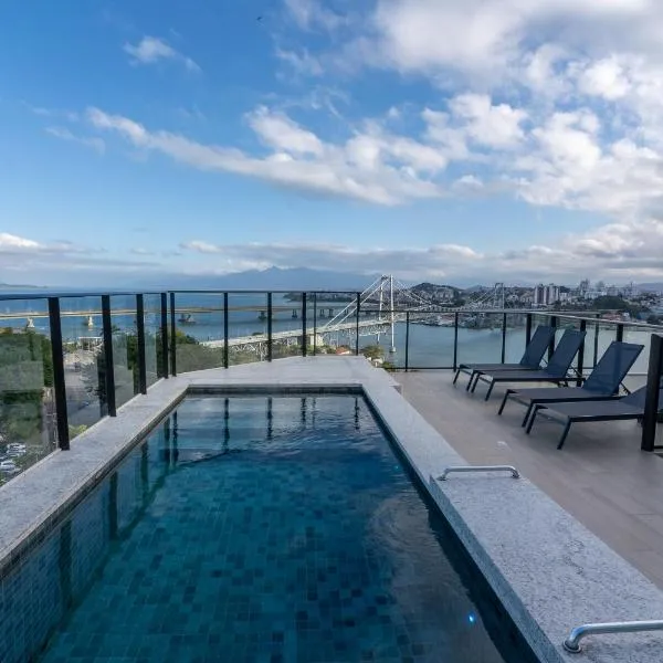 The Bridge by Xtay - Estúdio completo com Wi-Fi rápido, piscina, academia e próximo a praia, hotel in Florianópolis