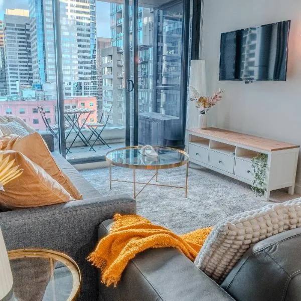 Spencer Heights Stylish CBD Apartment 2BR 1Car, hôtel à Melbourne