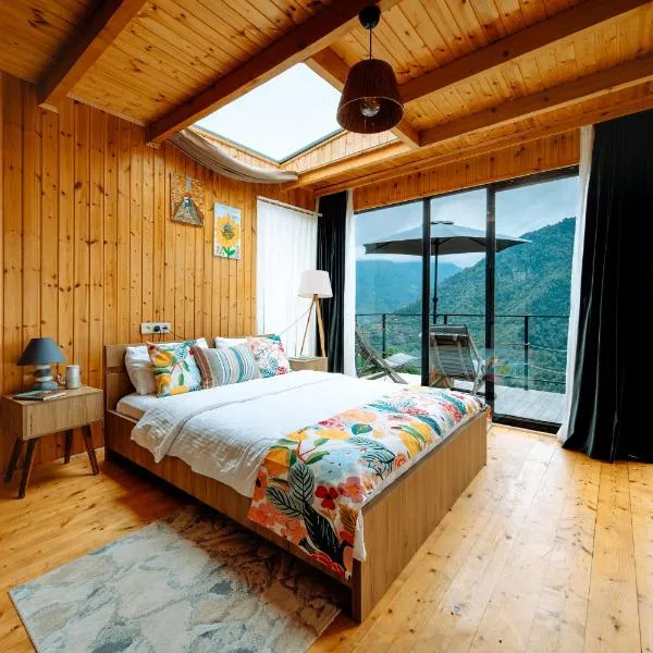 Lemanor lodge - Mountain cottages in Georgia, hotel in Kʼveda Chʼkhutunetʼi