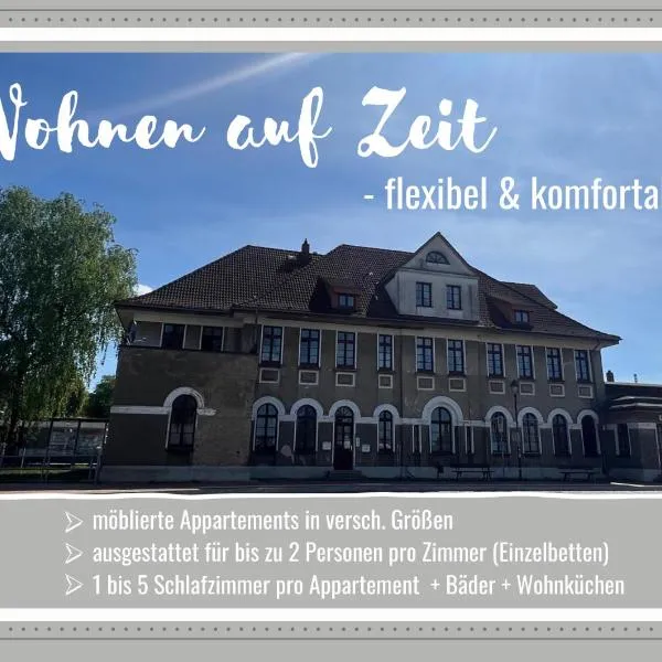 Alter Bahnhof Schwaan - Monteurswohnungen, hotel di Schwaan