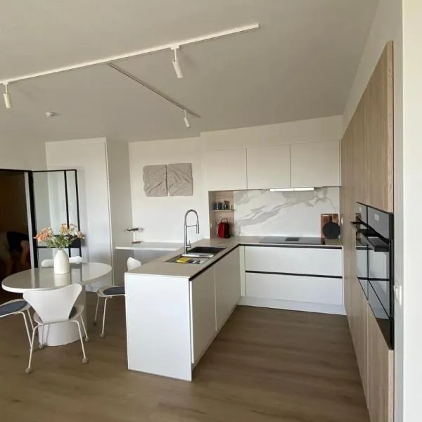 Prachtig appartement nabij het strand - Met privégarage, hotel in Nieuwpoort
