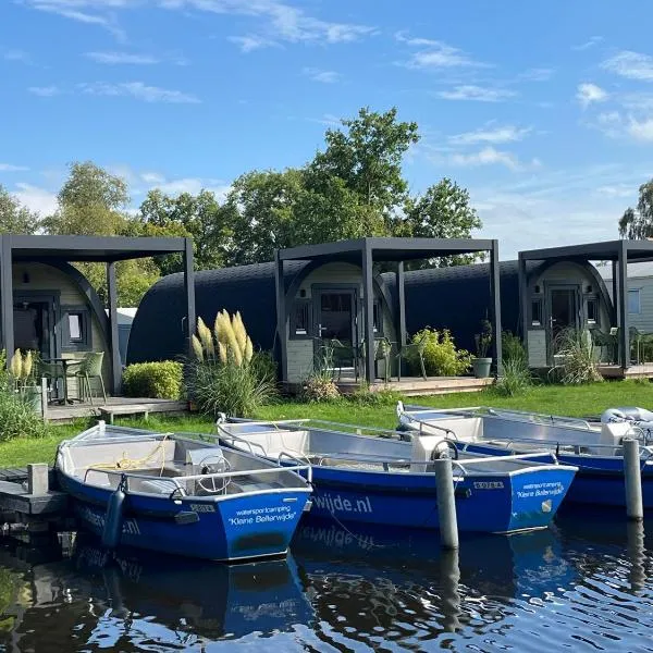Camping Kleine Belterwijde, Pod, Tiny House aan het water, hotel em Belt-Schutsloot