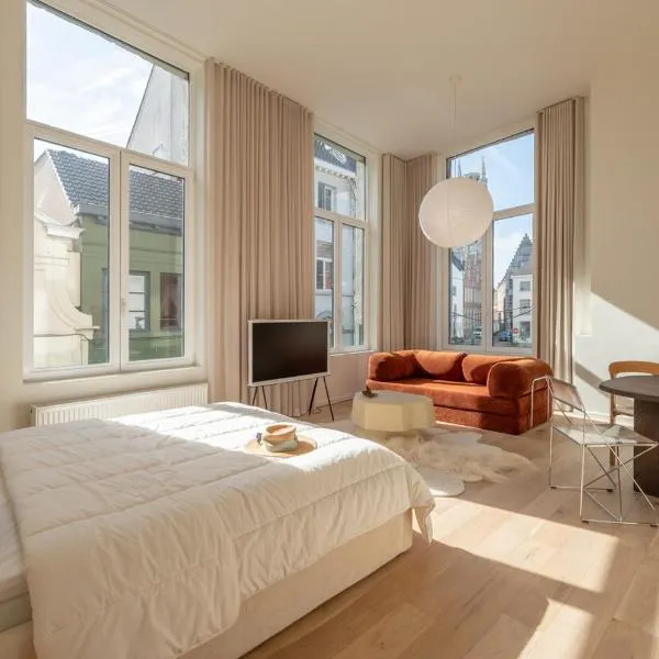 Ghent में, होटल Cosy Studio with Spectacular View from the Rooftop