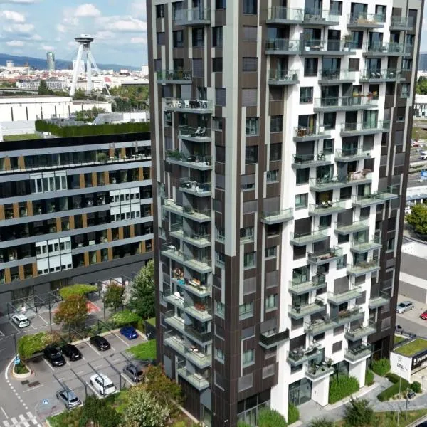 Ein Park Apartment with free parking, hotel v destinaci Bratislava
