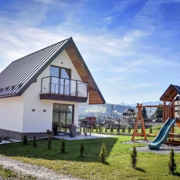 Domek Jaroszówka z widokiem na góry, hotel in Zakopane