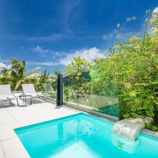 Villa Hateya, vue mer et piscine privée, Hotel in Les Trois-Îlets