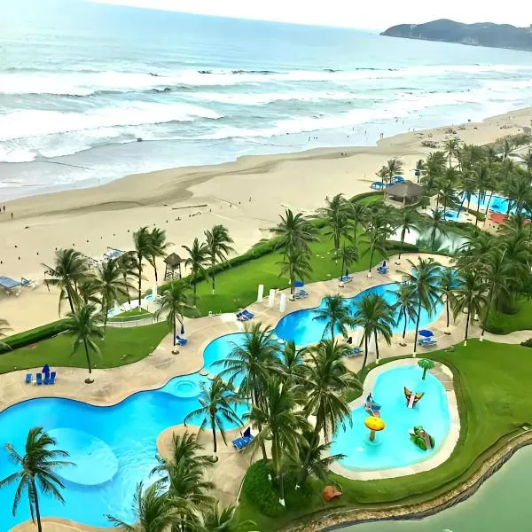 Departamento Mayan Island - A pie de playa y con albercas, ξενοδοχείο στο Ακαπούλκο