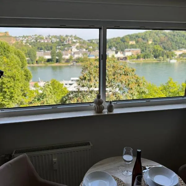 RheinBlick Apartment - Park and Stay "optional" am Deutschen Eck, hotel a Coblenza