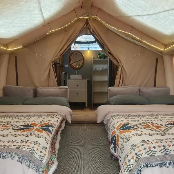 螢營的天空 免搭帳包區露營, hotel in Li-chuang