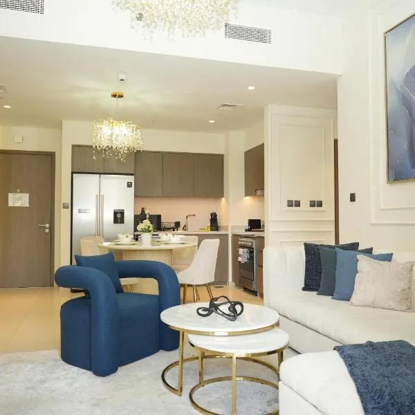 Iconic Burj Khalifa, Fountain Views, Luxury 2BR, hotell i Sabkhah
