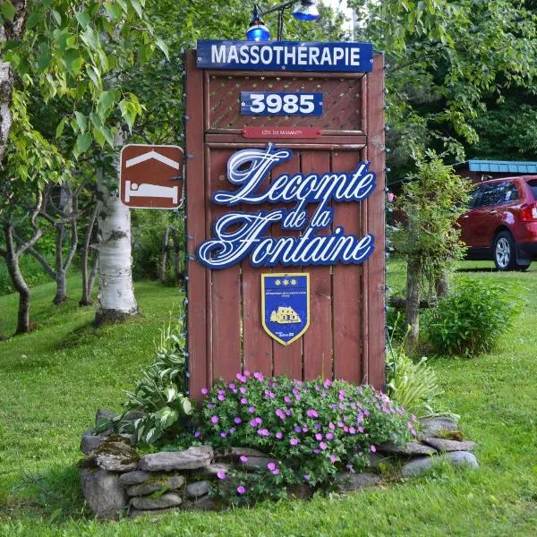Lecomte De La Fontaine – hotel w mieście North Hatley