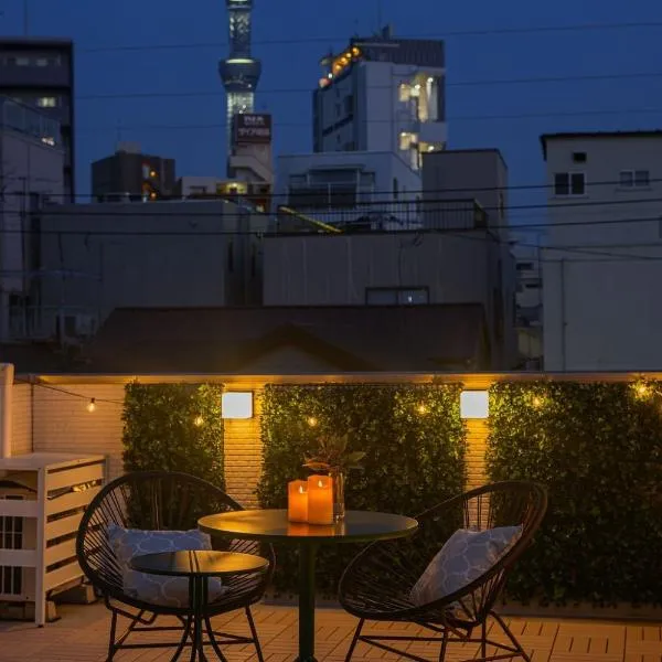 Skytree View Rooftop Villa Asakusa SVRVA, Hotel in Tokio