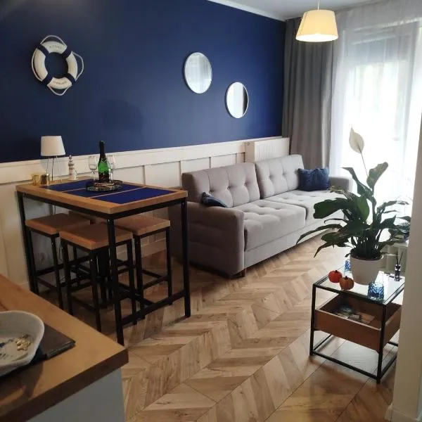 Trimare Blue Apartament Sztutowo、シュトゥトボのホテル