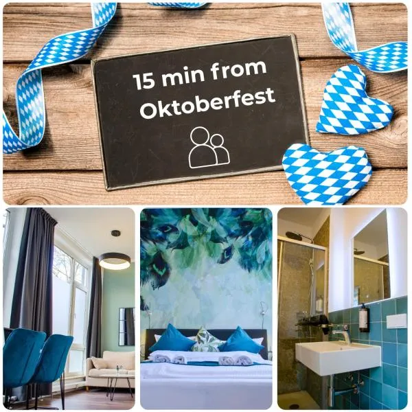 HOMELY STAY Studio 6 - Your Comfortable Self-Check-In Studio in Munich - 15 min from Oktoberfest, hotell Münchenis