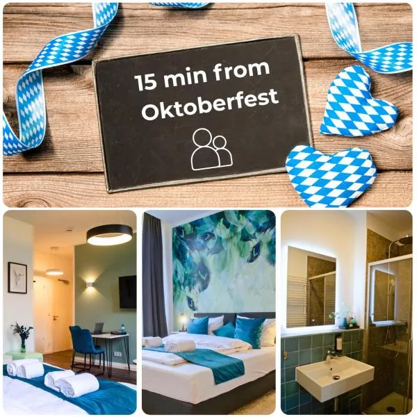 HOMELY STAY Studio 9 - Stylish & Convenient Self-Check-In Studio in Munich, hotell Münchenis