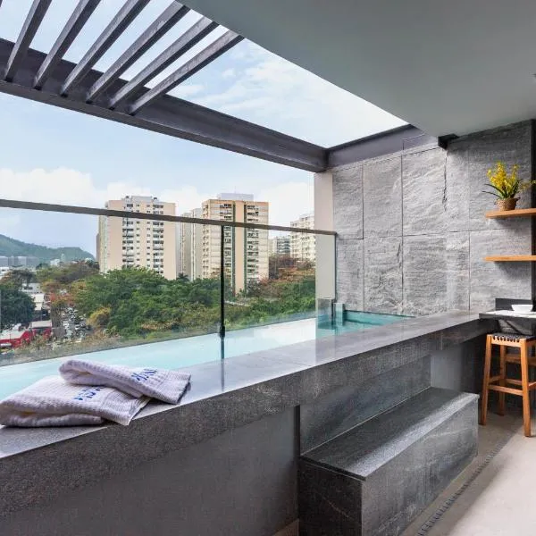 Unhotel - Cobertura com Piscina 2 suites no Leblon, Hotel in Rio de Janeiro