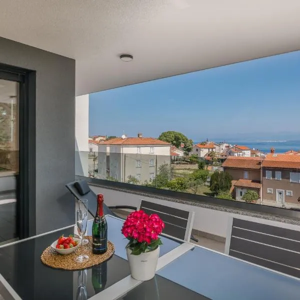 Apartments Elle Luxury Vantačići, hotell sihtkohas Malinska