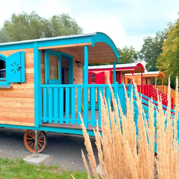 Ferienhauspark im Freibad Brauweg - Rolling Lodges, hotel din Göttingen