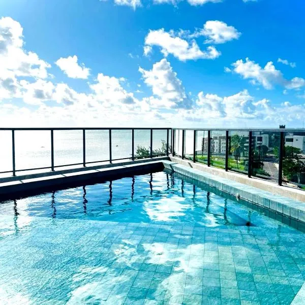 Flat de luxo em frente ao mar，位于若昂佩索阿的酒店