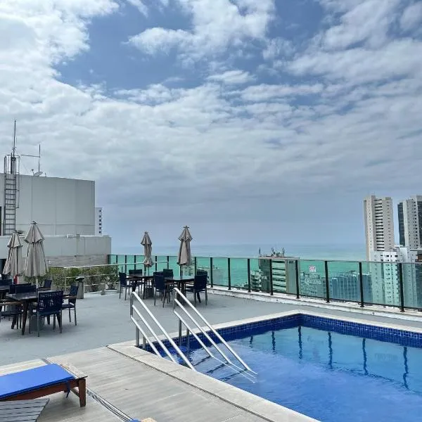 Flat Exclusivo com Cozinha Completa, Piscina e Próximo à Praia Boa Viagem, hotel in Recife