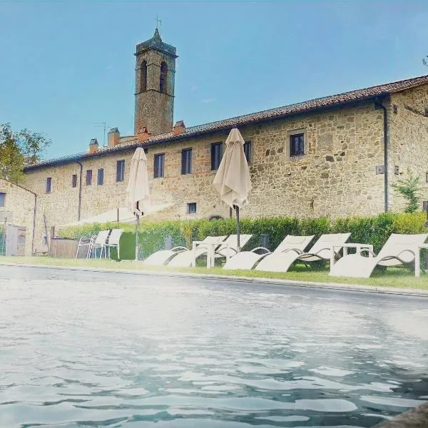 Convento San Bartolomeo - Piscina Esterna Riscaldata, hotel em Abbadia San Salvatore