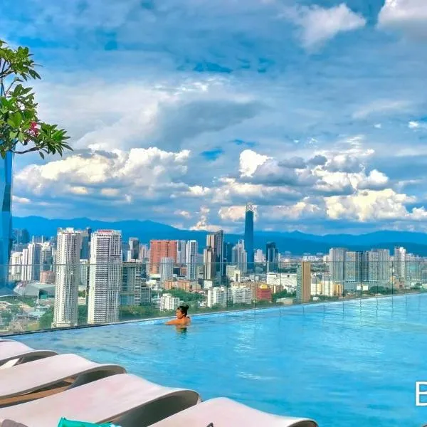 Riveria City with sky pool and fitness room KL Sentral, hotel in Kuala Lumpur