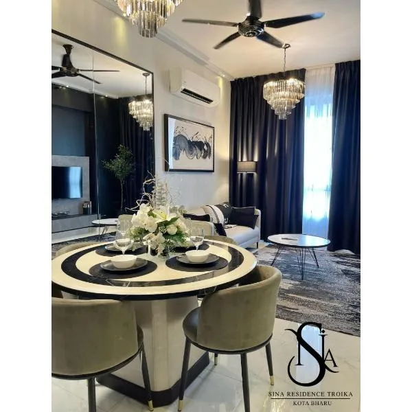 SINA TROIKA RESIDENCE KOTA BHARU 2BR WiFi NETFLIX POOL, Hotel in Kota Bharu