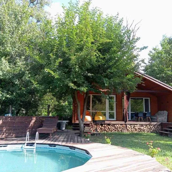 Будинок з басейном і сауною, hotel in Podgortsy