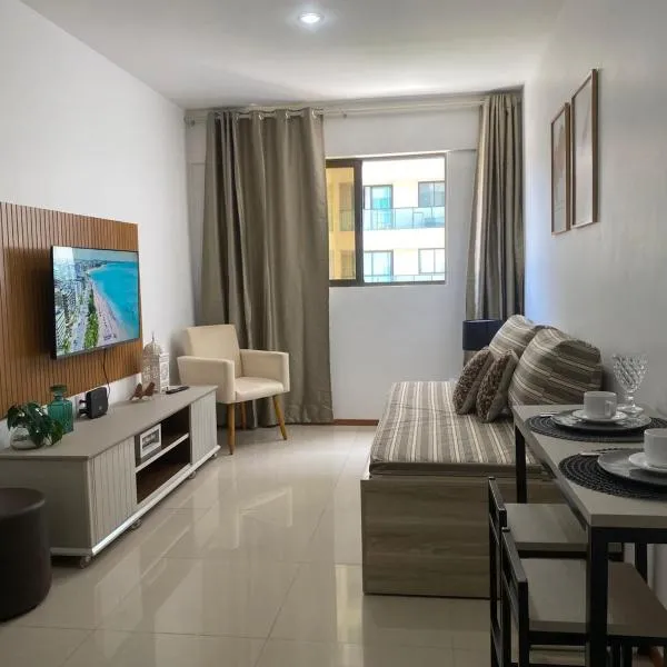 Flat em Ponta Verde - Costa Nova VIP, 1 Quarto perto da Praia โรงแรมในมาเซโอ