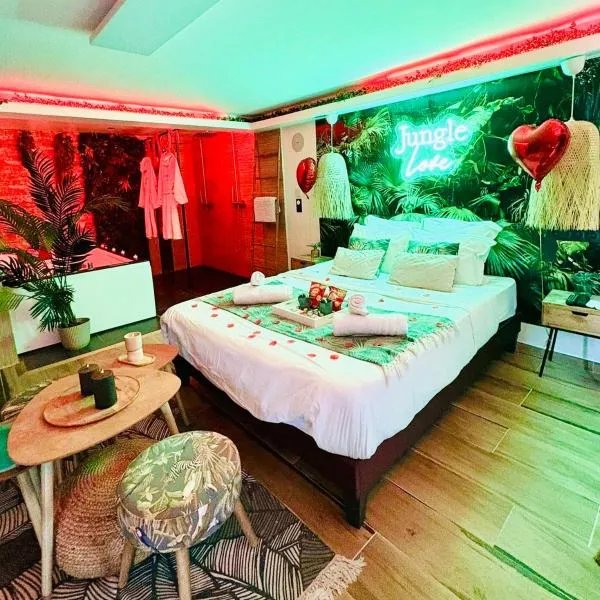 Jungle Love avec Balnéo à 10 min de Disneyland Paris, Hotel in Serris