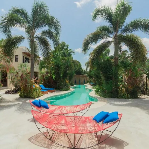 Blue Palm Bacalar, hotel in Bacalar