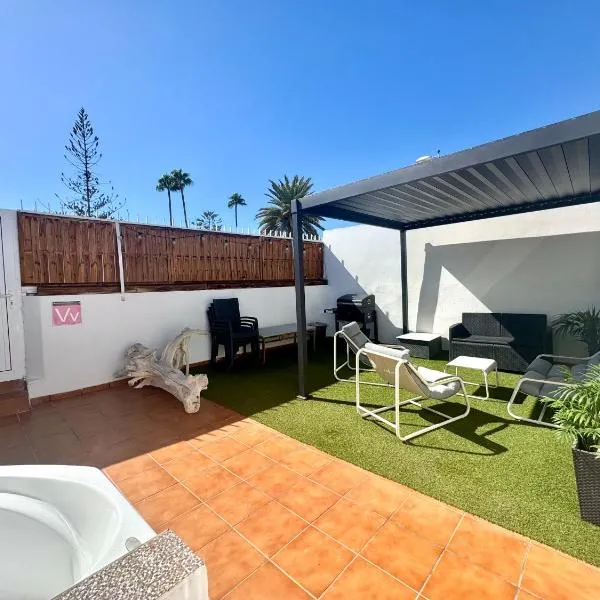 Bungalow Los Guayres - Playa del Inglés, hôtel à Playa del Ingles