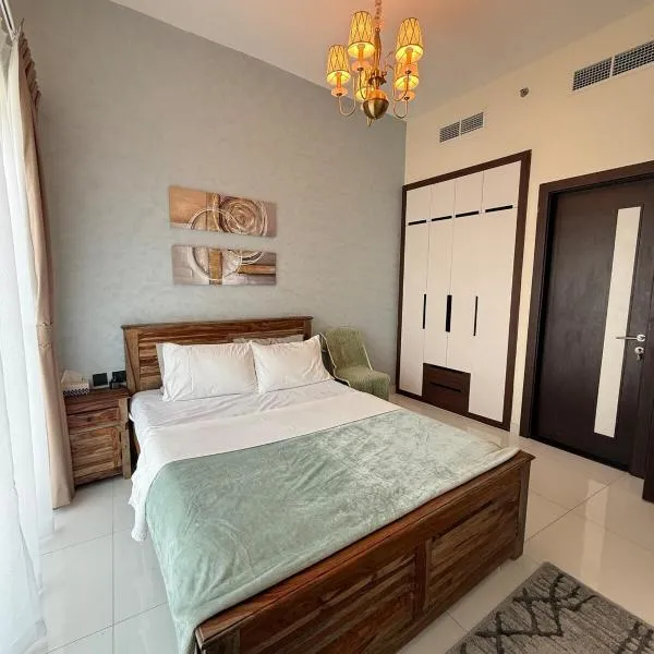 Peaceful Cozy 1 BHK Pool Garden View Liwan Dubai Land, hotel v Dubaji