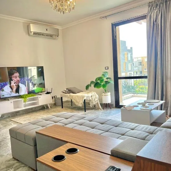 Panoramic View Luxury 2 Beds Hotel Apart - East Town Compound - Sodic - New Cairo - Cairo, hotel v Káhiře