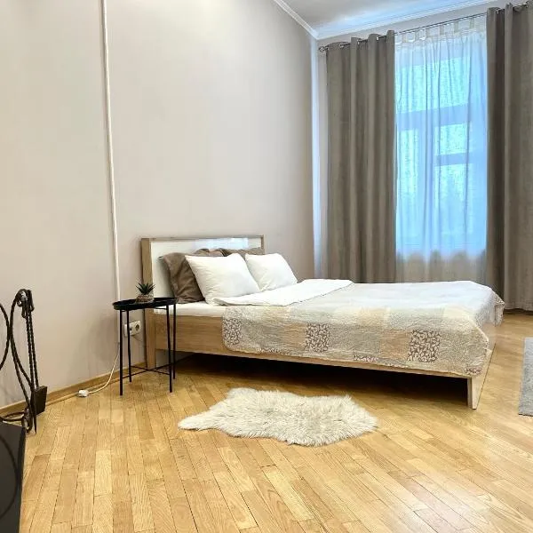 Apartments with a coffee machine in the city center, near the theater and Zlata Plaza、リウネのホテル