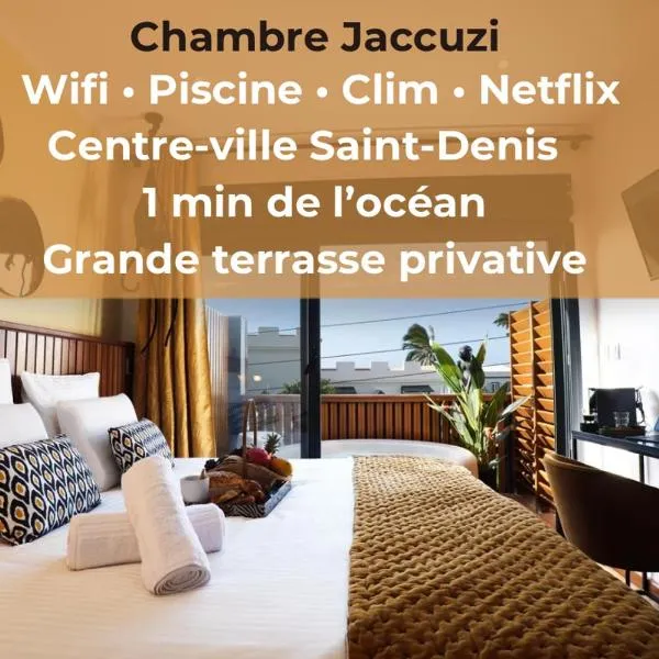 Maison Le Patio Jacuzzi, hotel en Saint-Denis