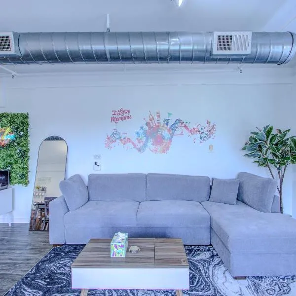The Stallion #305 - Walk to Attractions - Modern Spacious 1BD Loft in Memphis Downtown, hotell sihtkohas Memphis