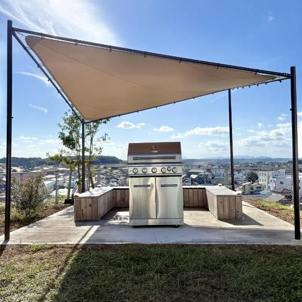 오아라이에 위치한 호텔 大洗の眺望抜群なコンテナハウス #本格BBQ #大型ガスグリル完備 #貸別荘 #一棟貸切 #カップルでも家族でもグループでも楽しめる宿 #大洗 #OURoom1st