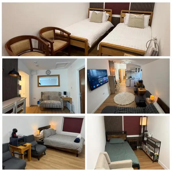 Modern East London Apartment with Private Studio & Guest Rooms-Near Bow, Victoria Park, viešbutis Londone