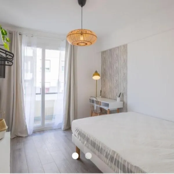 Viesnīca chambre privé chez l'habitant avec salle de bain privative Nicā