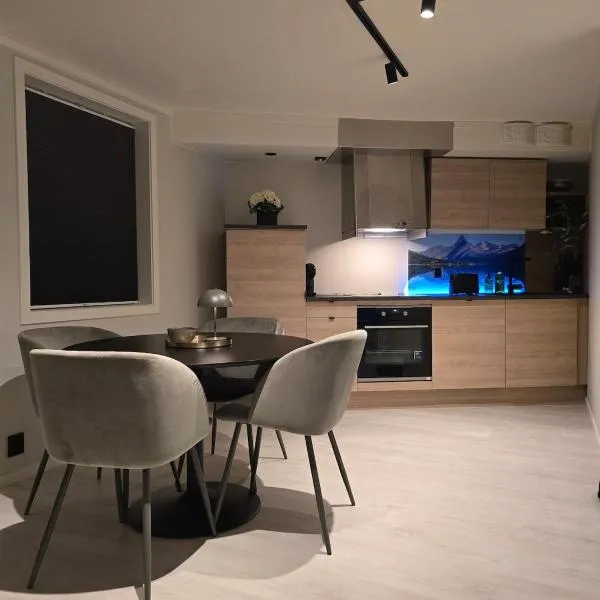 28 sqm studio apartment in the heart of Leirvik, Hotel in Stord