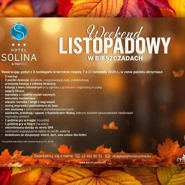Hotel Solina Resort & Spa, отель в Солине