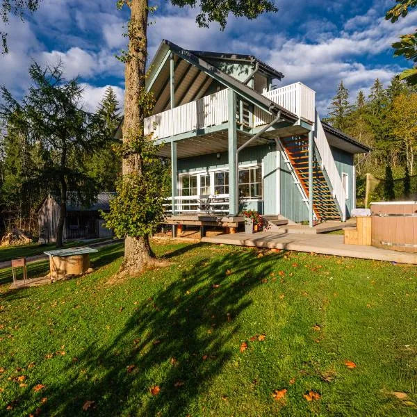 Namelis ant ežero kranto "Mėlynas namelis", ξενοδοχείο σε Tytuvėnai