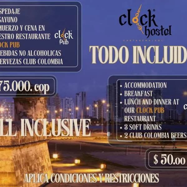 The Clock Hostel & Suites, hotel in Cartagena de Indias