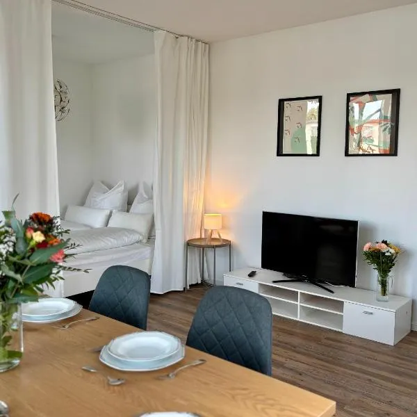 Neu in Dresden Stilvolles Apartment mit Balkon, Küche & Parkplatz, hotell Dresdenis