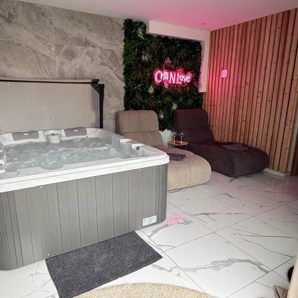 Chill N Love prox EuropaPark et Rulantica Strasbourg Colmar, hotel in Rossfeld