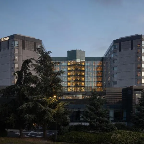 希尔顿巴黎戴高乐机场酒店，位于鲁瓦西昂法兰西的酒店