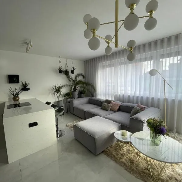 Bývaj u Mari v mestskom parku s bezplatným parkovaním, hotel en Piešťany